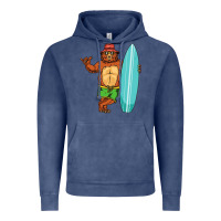Vintage Denim surfing premium Vintage Hoodie - linhVisuals