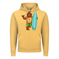 Vintage Mustard surfing premium Vintage Hoodie - linhVisuals