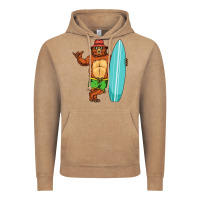 Vintage Coffee surfing premium Vintage Hoodie - linhVisuals