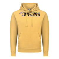 Vintage Mustard anytime fitness leg day Vintage Hoodie - linhVisuals