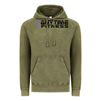 Vintage Olive anytime fitness leg day Vintage Hoodie - linhVisuals