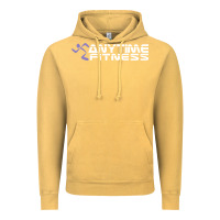 Vintage Mustard anytime fitness leg day Vintage Hoodie - linhVisuals