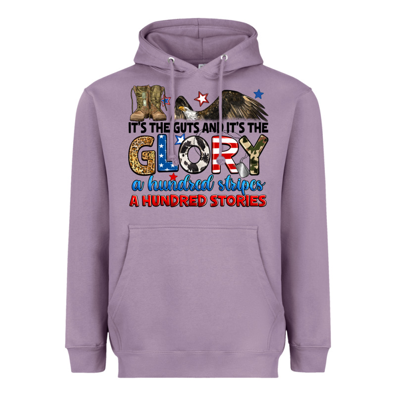 It's The Guts And It's The Glory A Hundred Stories Heavyweight Hoodie by RanaPortraitStore | Teevron