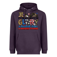 Plum it's the guts and it's the glory a hundred stories Heavyweight Hoodie - RanaPortraitStore