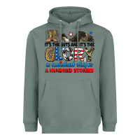 Sage it's the guts and it's the glory a hundred stories Heavyweight Hoodie - RanaPortraitStore