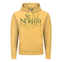 Vintage Mustard St. Norbert College Vintage Hoodie - linhVisuals