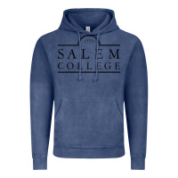 Vintage Denim Salem College Vintage Hoodie - linhVisuals