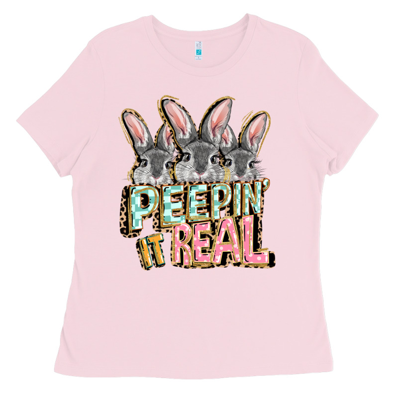 Peepin' It Real Easter Day Ladies Tee by FaDigitalArtStudio | Teevron