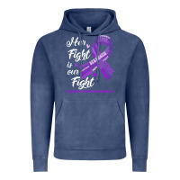 Vintage Denim hodgkins lymphoma awareness t  shirt hodgkin's lymphoma awareness her Vintage Hoodie - linhVisuals