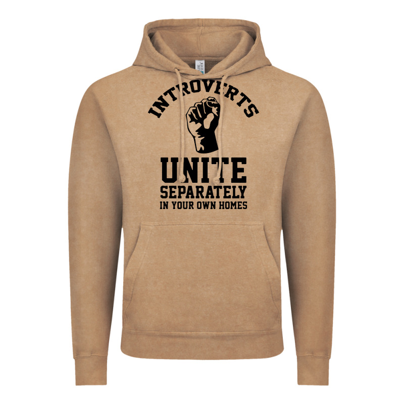 Introverts Unite Vintage Hoodie by linhVisuals | Teevron