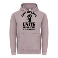 Vintage Zinc introverts unite Vintage Hoodie - linhVisuals