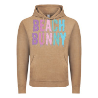 Vintage Coffee beach bunny Vintage Hoodie - linhVisuals