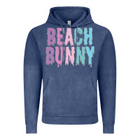 Vintage Denim beach bunny Vintage Hoodie - linhVisuals