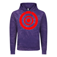 Cloud Purple bullseye target Vintage Hoodie - linhVisuals