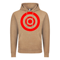 Vintage Coffee bullseye target Vintage Hoodie - linhVisuals