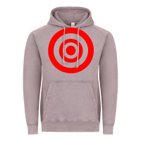 Vintage Zinc bullseye target Vintage Hoodie - linhVisuals