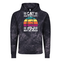 Cloud Black Funny Cat Lover Sarcastic Cat Memes Vintage Hoodie - linhVisuals