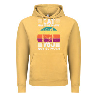 Vintage Mustard Funny Cat Lover Sarcastic Cat Memes Vintage Hoodie - linhVisuals