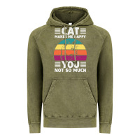 Funny Cat Lover Sarcastic Cat Memes Vintage Hoodie | Teevron