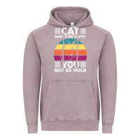 Vintage Zinc Funny Cat Lover Sarcastic Cat Memes Vintage Hoodie - linhVisuals