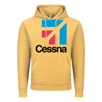 Vintage Mustard cessnas Vintage Hoodie - linhVisuals