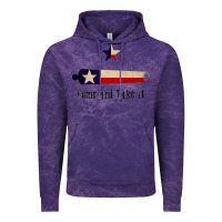 Cloud Purple come and take it   texas flag essential Vintage Hoodie - linhVisuals