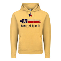 Vintage Mustard come and take it   texas flag essential Vintage Hoodie - linhVisuals