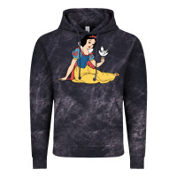 Cloud Black snow white Vintage Hoodie - linhVisuals