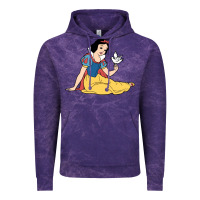 Cloud Purple snow white Vintage Hoodie - linhVisuals