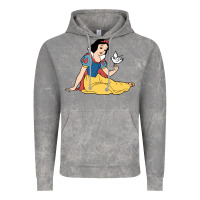 Cloud Rock snow white Vintage Hoodie - linhVisuals