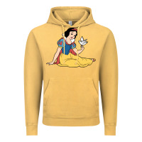 Vintage Mustard snow white Vintage Hoodie - linhVisuals