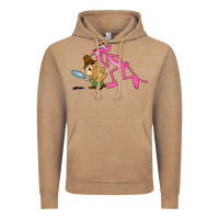 Vintage Coffee the pink panther Vintage Hoodie - linhVisuals