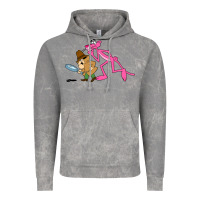 Cloud Rock the pink panther Vintage Hoodie - linhVisuals