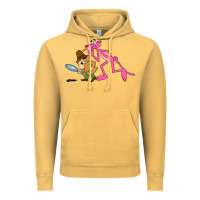 Vintage Mustard the pink panther Vintage Hoodie - linhVisuals