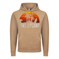 Vintage Coffee jekyll island beach georgia ga palms vacation surf sundown tank top Vintage Hoodie - linhVisuals