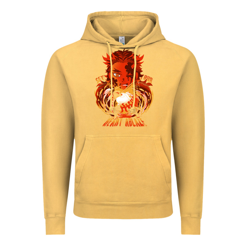 Set Your Heart Ablaze Vintage Hoodie by linhVisuals | Teevron