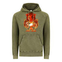 Vintage Olive set your heart ablaze Vintage Hoodie - linhVisuals