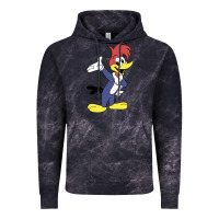 Cloud Black woody woodpecker Vintage Hoodie - linhVisuals