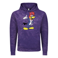 Cloud Purple woody woodpecker Vintage Hoodie - linhVisuals