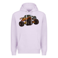 Lilac monster truck Premium Hoodie - Artiststas