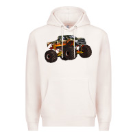Pale Pink monster truck Premium Hoodie - Artiststas