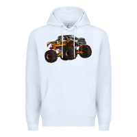 White monster truck Premium Hoodie - Artiststas