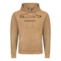 Vintage Camel Funny Animal Sloth SLOPHISTICATED Vintage Hoodie - linhVisuals