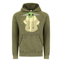 Vintage Olive Baby Grogu Legend Vintage Hoodie - linhVisuals