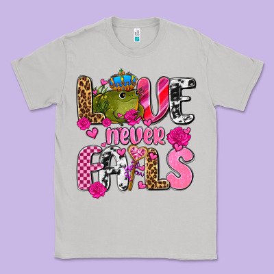Love Never Fails With Prince Frog  Olivia Classic Tee Designed By Oliviacreatesart