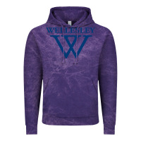 Cloud Purple Wellesley College Vintage Hoodie - linhVisuals