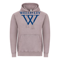 Vintage Zinc Wellesley College Vintage Hoodie - linhVisuals