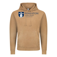 Vintage Camel Wheaton College Vintage Hoodie - linhVisuals