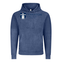 Vintage Denim Wheaton College Vintage Hoodie - linhVisuals