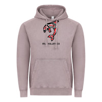 Vintage Zinc mill valley, california native american orca killer whale raglan baseb Vintage Hoodie - linhVisuals